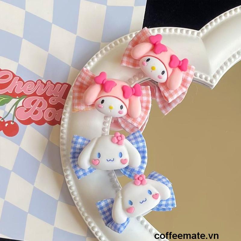 【coffeemate】⚡Kuromi/ Sanrio Kẹp Tóc Hình Hoạt Hình Dễ Thương Cho Bé Gái