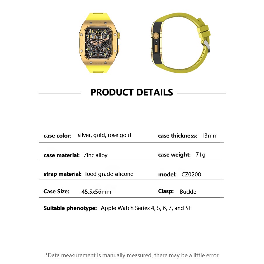 Dây Đeo Đồng Hồ Bằng Hợp Kim Sang Trọng Cho iWatch 8 7 6 5 4 3 44mm 45mm