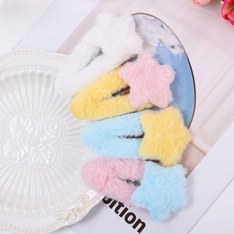 Kẹp Tóc Ngôi Sao Màu Kẹo Ngọt Dành Cho Bé Gái