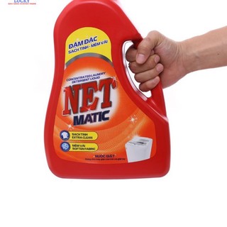 Can nước giặt net matic 3.6kg - đỏ đậm đặc - cửa trên
