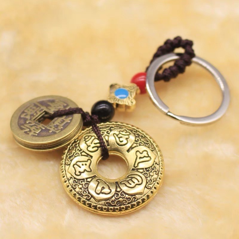 Móc Khoá Nepal Biểu Tượng Phật Giáo Bình An