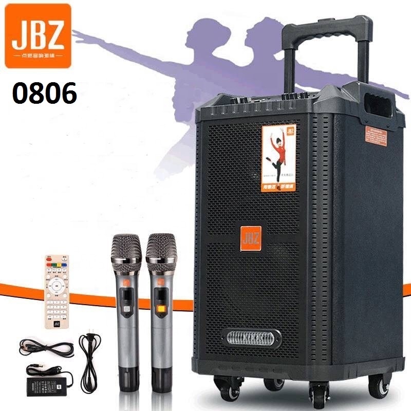 Loa Kéo Karaoke Di Động Bass 30,Âm Thanh Chuẩn,Có Đèn Led,Tặng Kèm 2 Micro Không Dây Cao Cấp