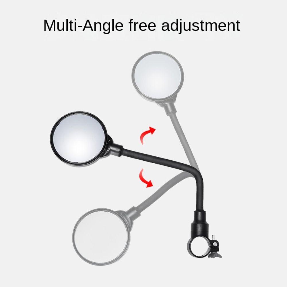 Gương Chiếu Hậu Góc Rộng Xoay 360 Độ Phản Quang Siêu Bền Cho Xe Đạp