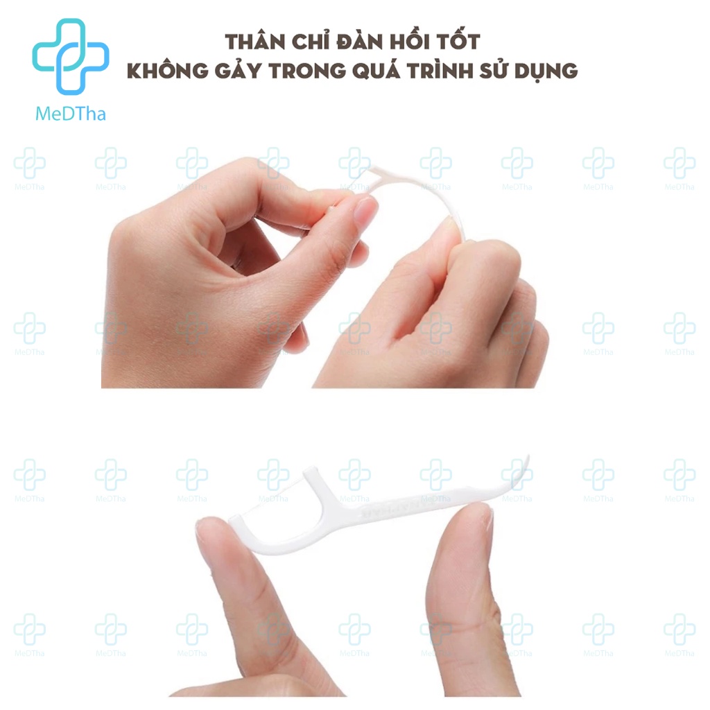 Tăm Chỉ Nha Khoa Oraltana (TANAPHAR) - Chỉ Nha Khoa, Vệ Sinh Răng Miệng, Tăm Xỉa Răng, Chăm Sóc Răng Miệng [Chính Hãng]