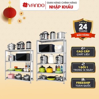 [ 𝐒𝐈𝐙𝐄 𝐓𝐎 𝟏𝟎𝟎 ] Kệ INOX Để Lò Vi Sóng Đồ Nhà Bếp Đa Năng, Giá Tủ để đồ thông minh