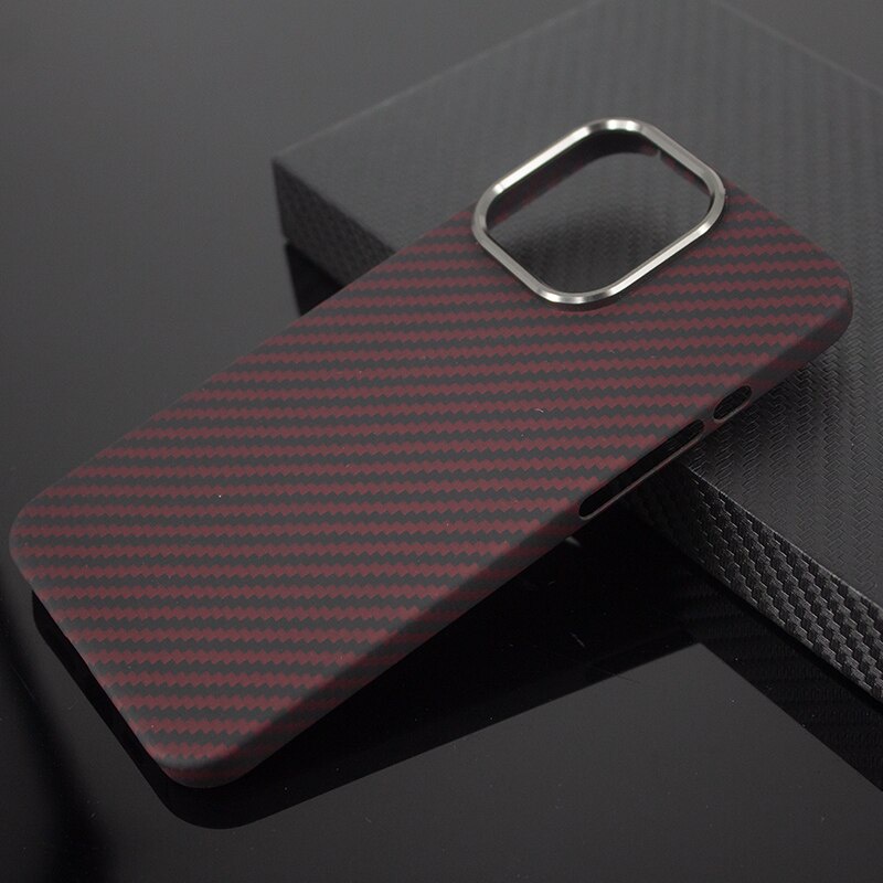 Ốp Điện Thoại Sợi carbon Siêu Mỏng Chống Rơi Cho iPhone 14 13 12 Pro Max 14 13