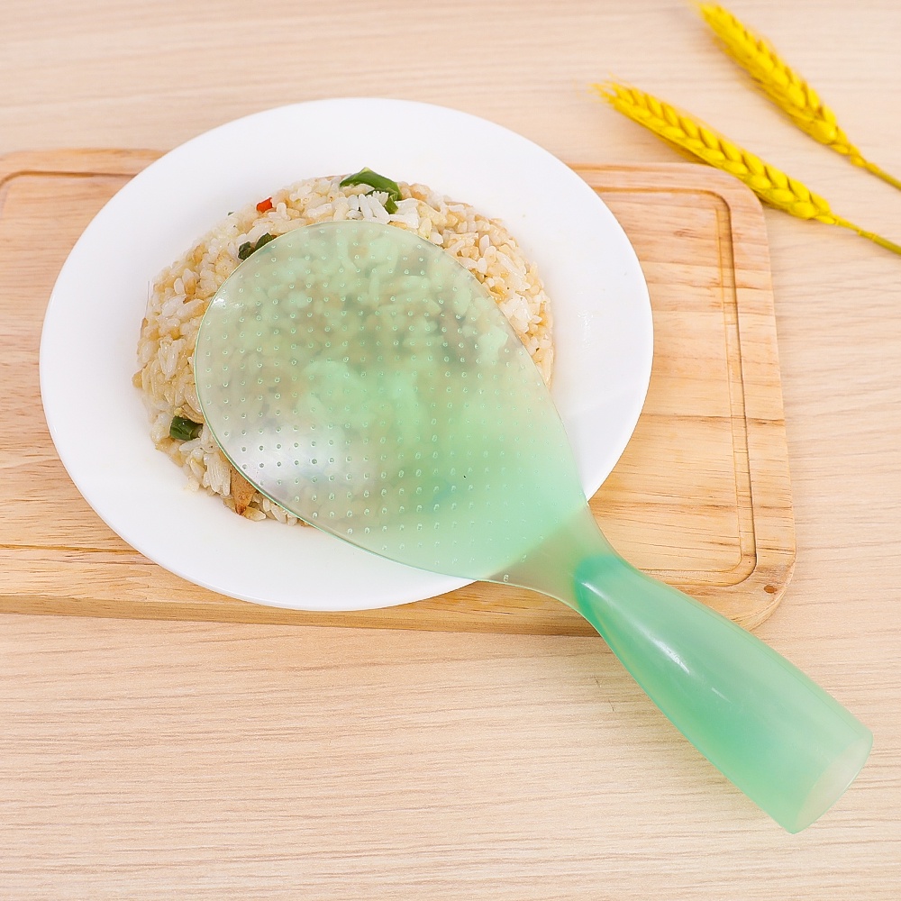 Muỗng Xới Cơm Hình Quái Vật Nhỏ Trong Suốt Mới Đáng Yêu Không Chạm Được