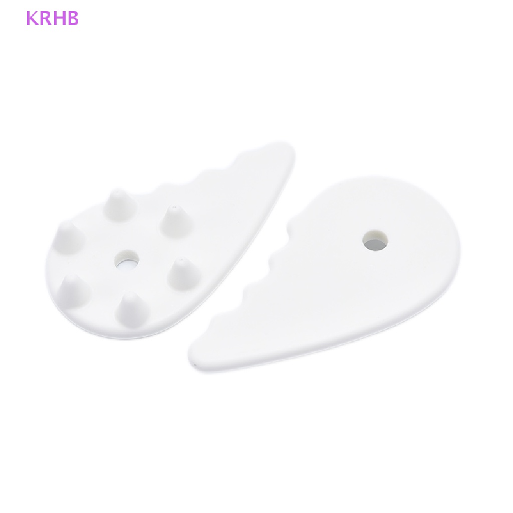 Bảng Guasha Gốm Sứ Trắng Mát Xa Cổ Chuyên Dụng Mới