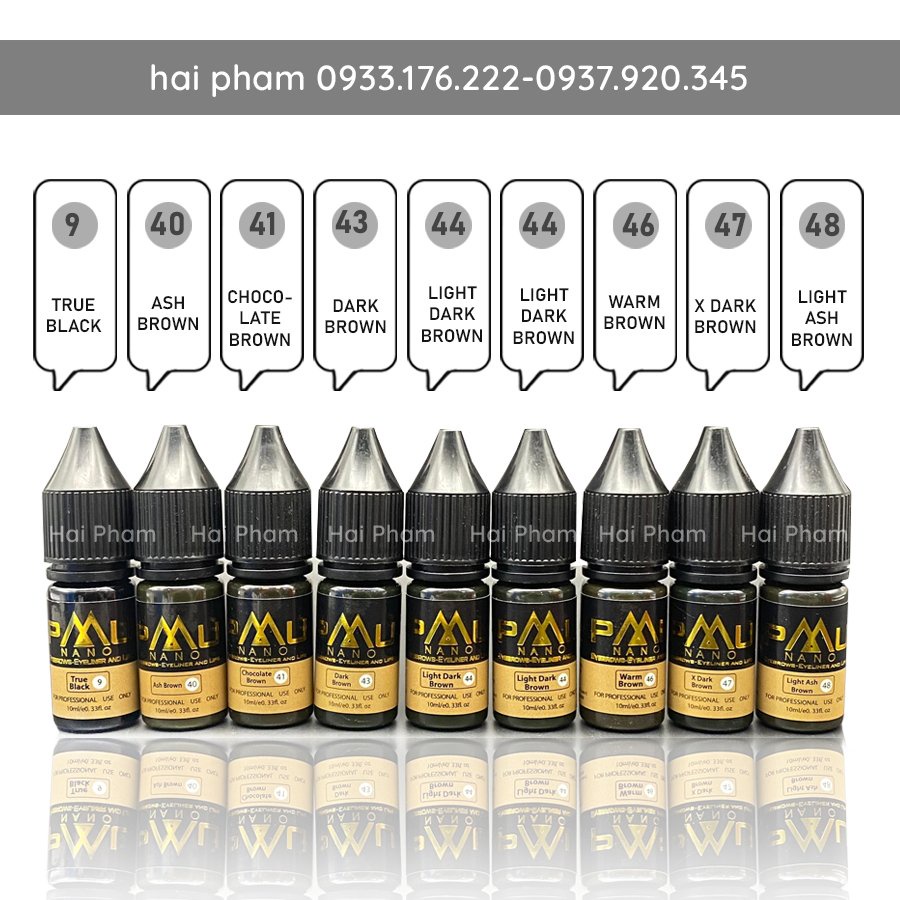 Mực Nano PMU Phun Xăm Mày Môi Mí