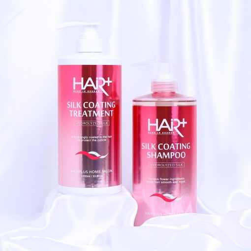 Dầu gội/ xả dưỡng tóc mềm mượt hương hoa Hair Plus Silk Coating 1000ml