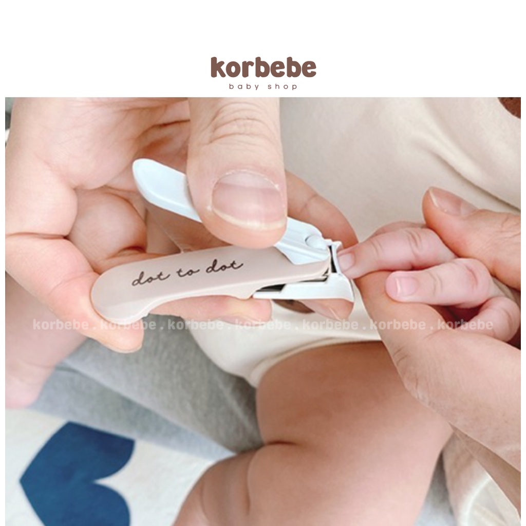 Set bấm móng tay kèm dũa cao cấp cho bé Dottodot x Bocas Hàn Quốc