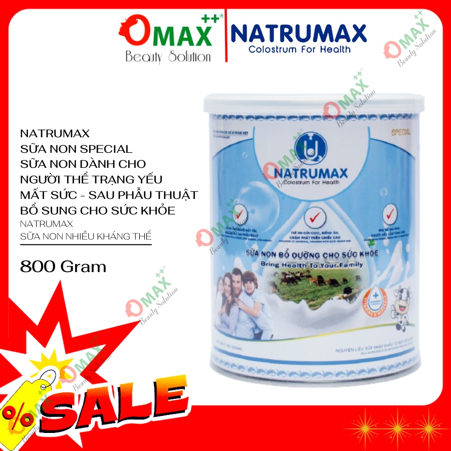 SỮA NON NATRUMAX1 SPECIAL ( FAMILY ) 800Gram Dành Cho Người Gầy - Ốm
