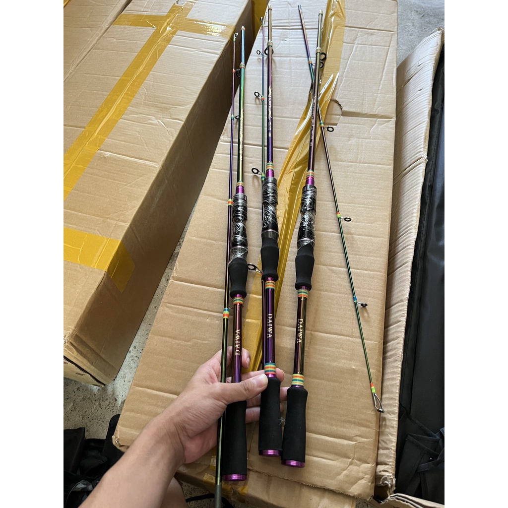 Cần câu lure máy ngang và máy đứng CARBON TITAN  toàn thân