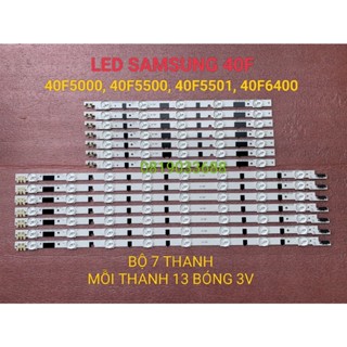 LED TIVI SAMSUNG 40F5000 40F5100 40F5501 40F5500 40F6400 2013SVS40F R5 L8 REV1.9 200418 MỚI 100%, BỘ 7 THANH 13 BÓNG