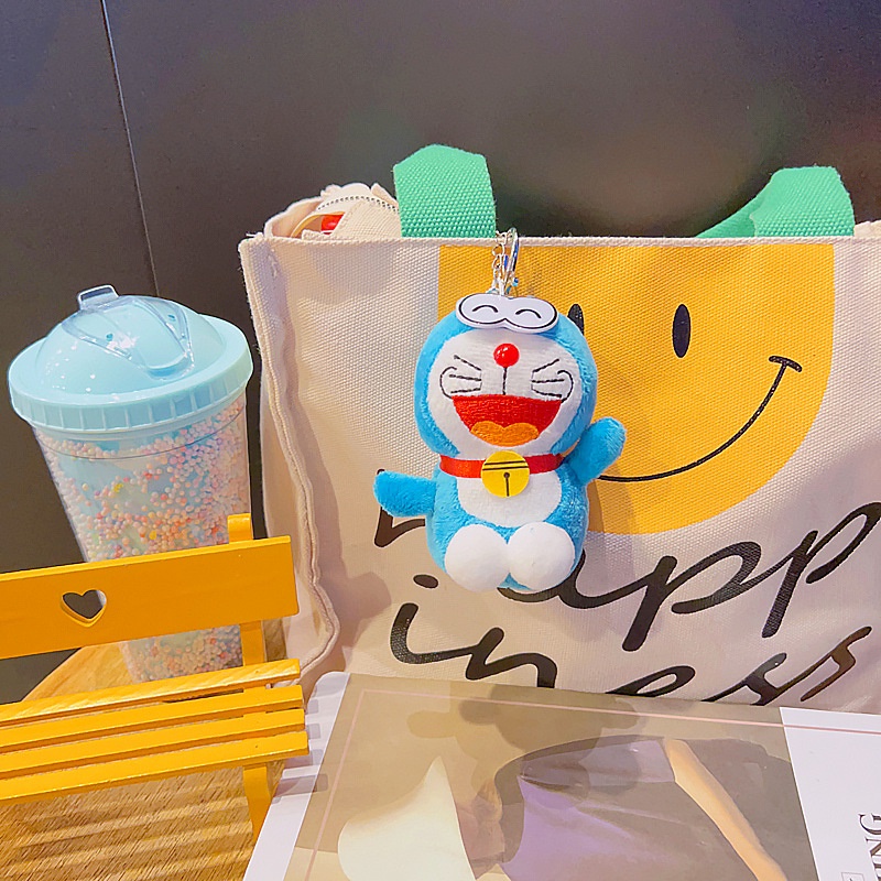 Móc Khóa Hình Doraemon Nhồi Bông Dễ Thương