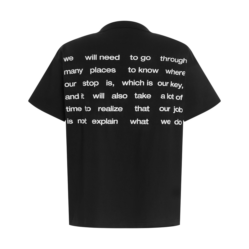 ÁO THUN AASTU IN DÒNG THƯ - AA STU LETTER TEE // MEN - Aastudio