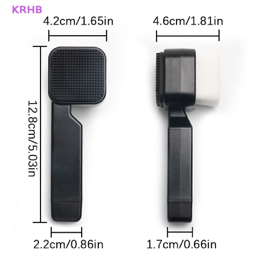 Cọ Rửa Mặt Bằng Silicon Hai Mặt Loại Bỏ Mụn Đầu Đen Mới