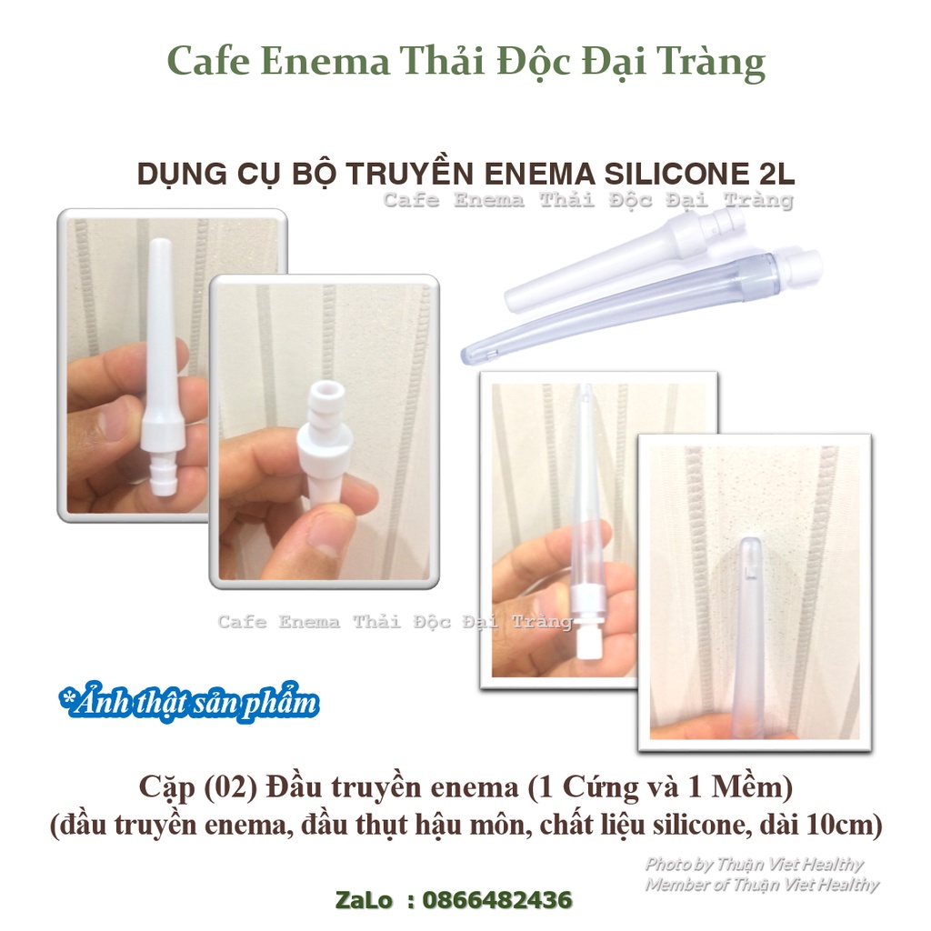 BÁN LẺ túi truyền silicone 2L thải độc cà phê dụng cụ bộ truyền thải độc đại tràng cafe enema gerson coffee silicone bag