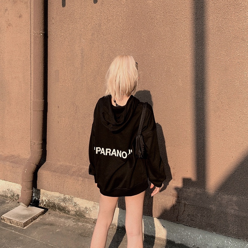 MEDISN - Áo hoodie phản quang PARANOID HOODIE/ BLACK