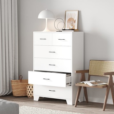 BECKVILLE, Tủ đựng đồ dùng 5 tầng 6 ngăn kéo DRA_127, 80x41x123cm, tủ gỗ Scandi Home