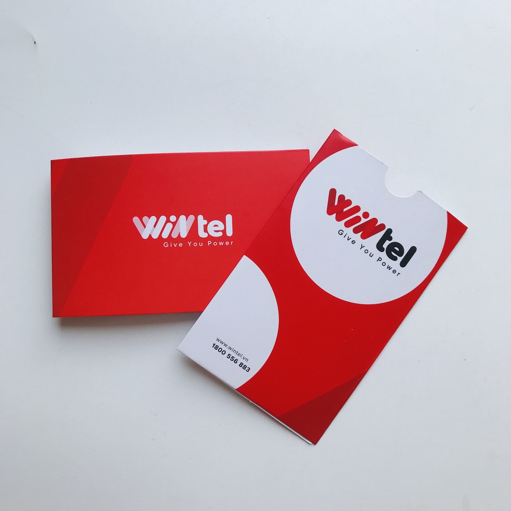 Sim vật lý Wintel (Reddi) Win60 - Gọi nội mạng miễn phí không giới hạn (60K/30 Ngày)