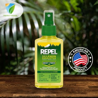  Xịt chống muỗi chống vắt & ruồi vàng  118ml  Repel DEET Free - Mỹ 
