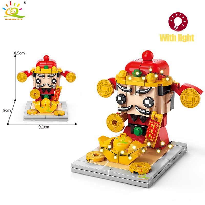 Mới Mô Hình Đồ Chơi Chú Sư Tử Tài Lộc Nhảy Múa Thần Tài Lộc Có Đèn Dành Cho Trẻ Em