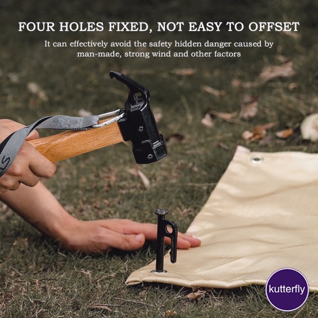 Kutterfly Thảm Lót Lò Nướng Bbq Chống Cháy Kèm Túi Đựng Tiện Lợi