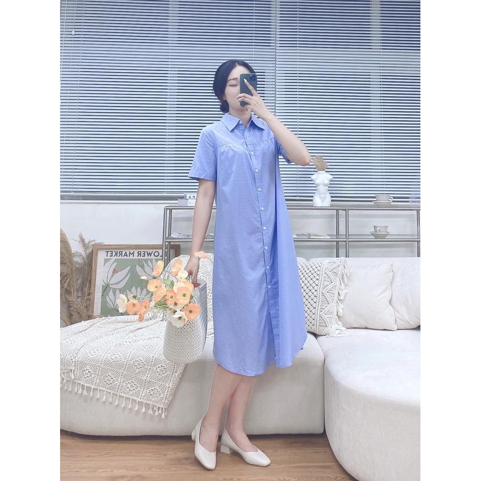 Váy Sơ Mi Thắt Eo - TVH123