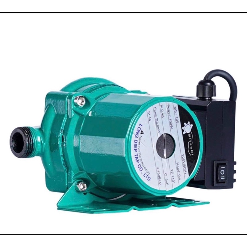 Bơm tăng áp mini màu xanh lá cây , làm nước chảy mạnh hơn