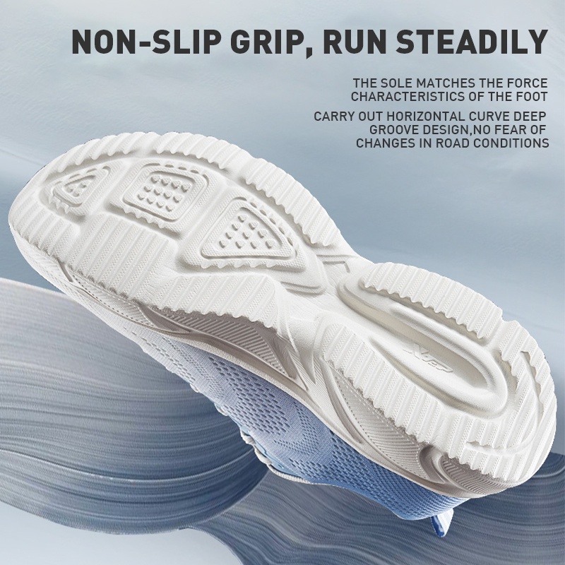 Giày chạy bộ thể thao XTEP mềm mại chống trượt giảm xóc dành cho nam