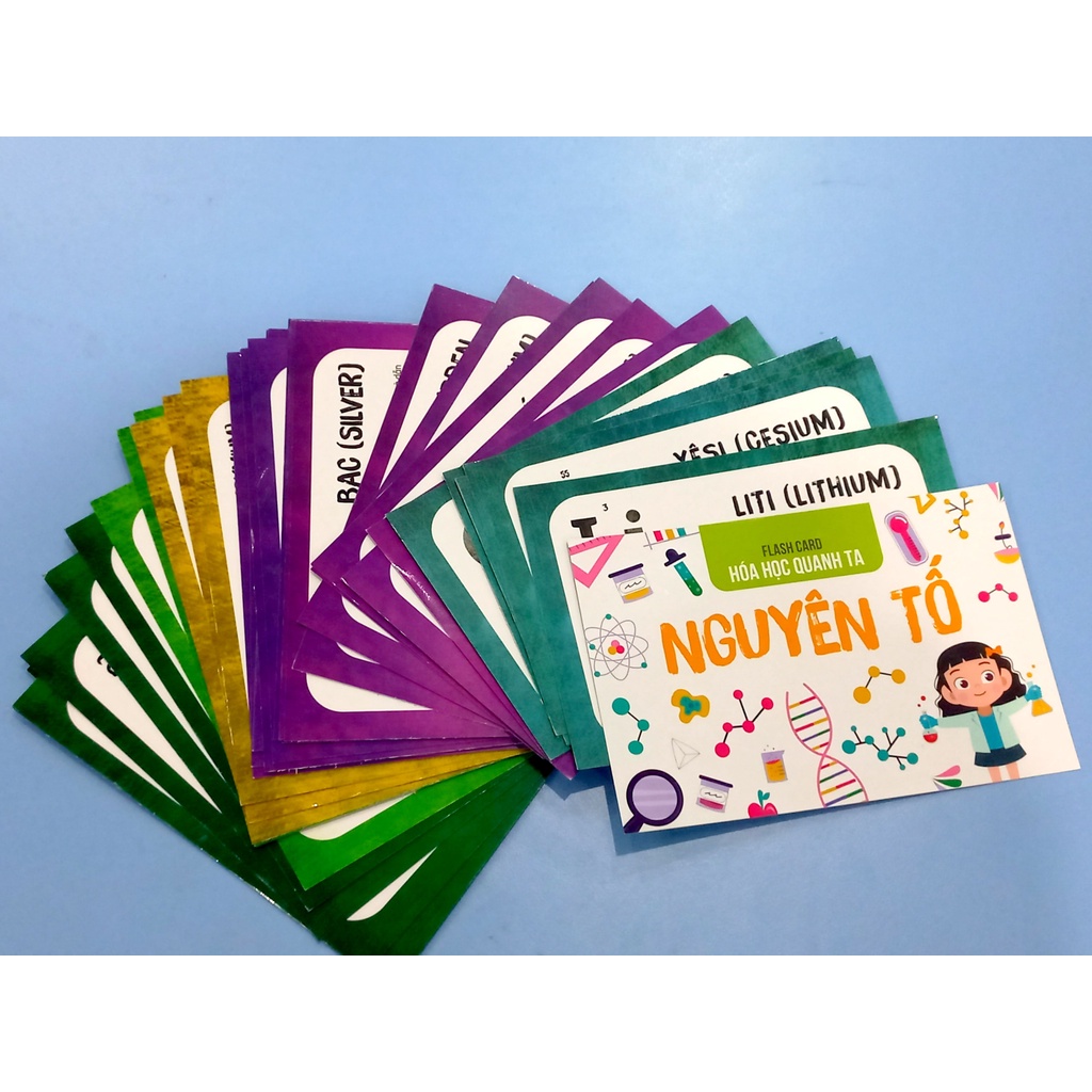 Sách Flash Card Hóa Học Quanh Ta - Nguyên Tố