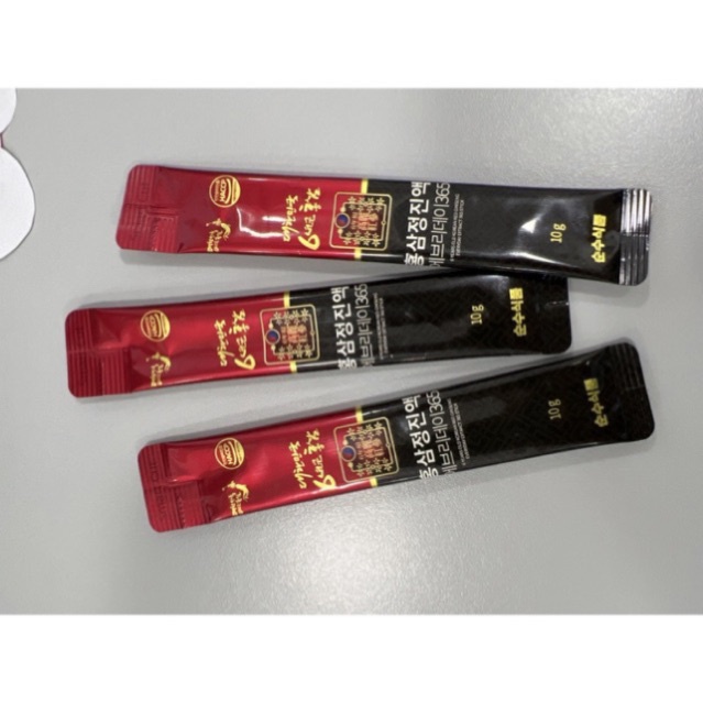 Hộp 100 gói tinh chất Hồng sâm Hàn Quốc 6 năm 7mg/g