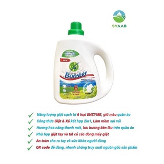 Nước giặt BOOSTER  can 3,7l