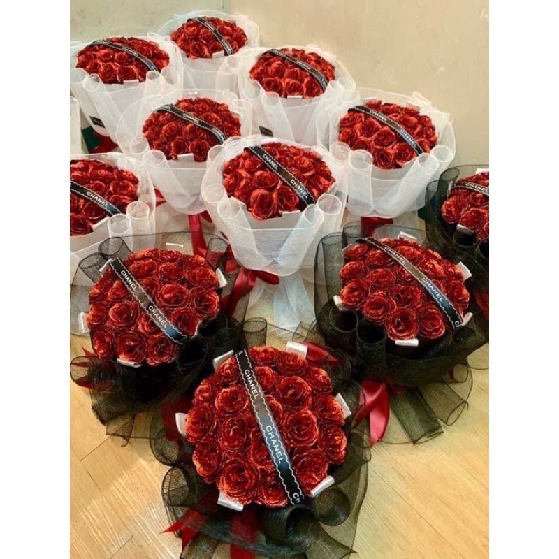 Phôi tim , tròn cắm hoa sáp, hoa nhũ