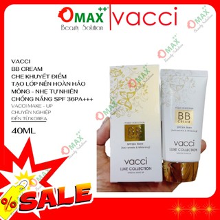Bb vacci-kem phấn trang điểm cao cấp bb cream dạng tuýp - spf50+ pa++