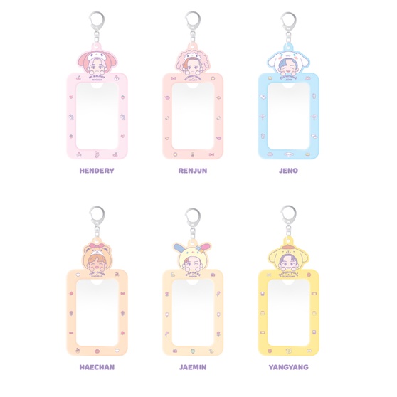 Nct SET Móc Khóa + Khung Ảnh Nhóm Nhạc NCT X SANRIO