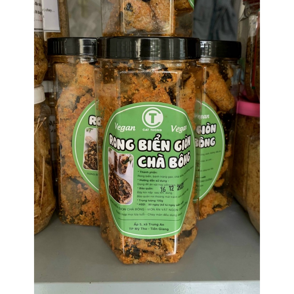 Rong biển chà bông chay chiên giòn