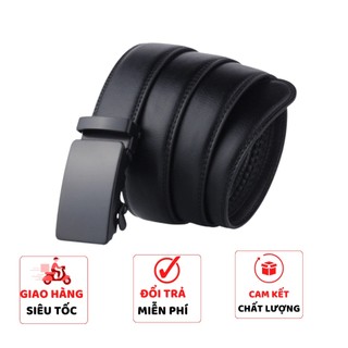 Thắt lưng nam da bò khóa tự động cao cấp - dây nịt nam tặng kèm hộp -d06- navie_store