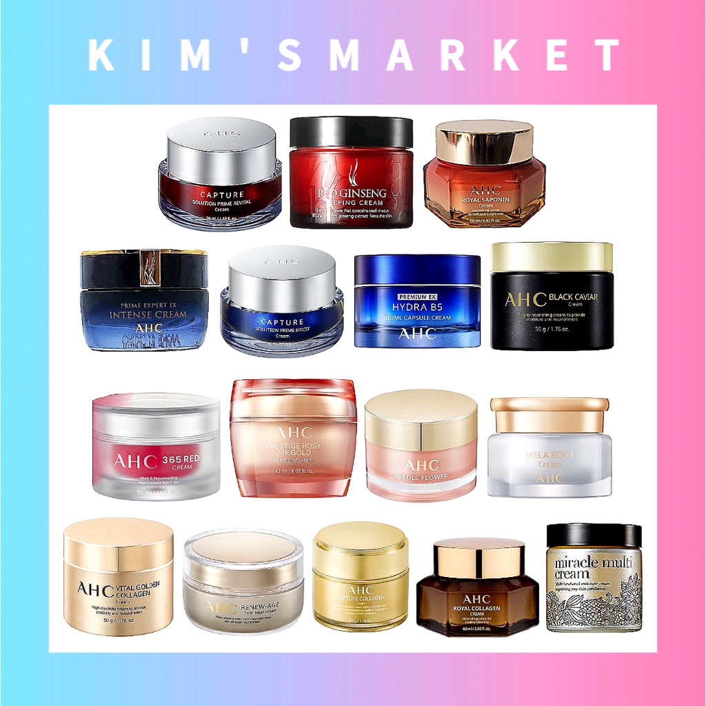 ✨AHC✨Cream (Collagen, Revital, Melamut, Intense, Hydra, Gold, Sleeping, Red Ginseng) / mỹ phẩm Hàn Quốc. Chăm sóc da Hàn Quốc. Hàn Quốc