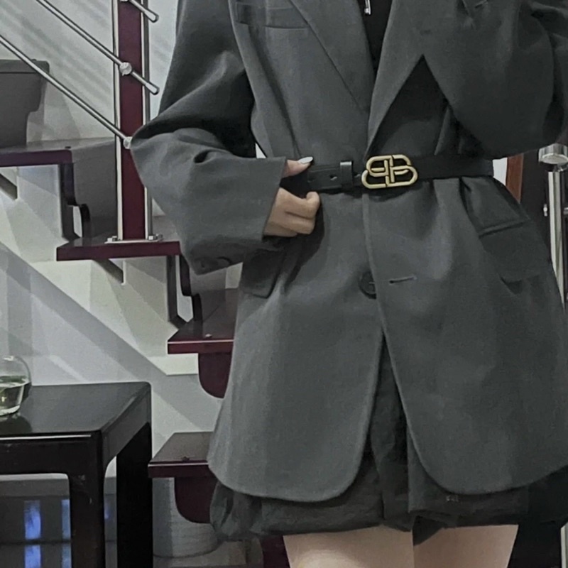 Thắt lưng nữ, nịt nữ da thật bền đẹp, mẫu mới tinh Balenciaga thời trang, dang chảnh
