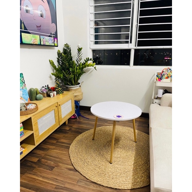 Thảm cói trải sàn - chụp hình, decor