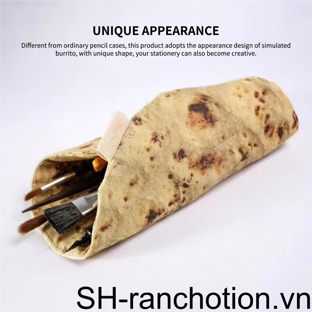 Cuộn Túi Da Đựng Bút Chì Sức Chứa Lớn Thân Thiện Với Da Có Dây Đai Cố Định Cho Nhà Ở / Văn Phòng / Trường Học