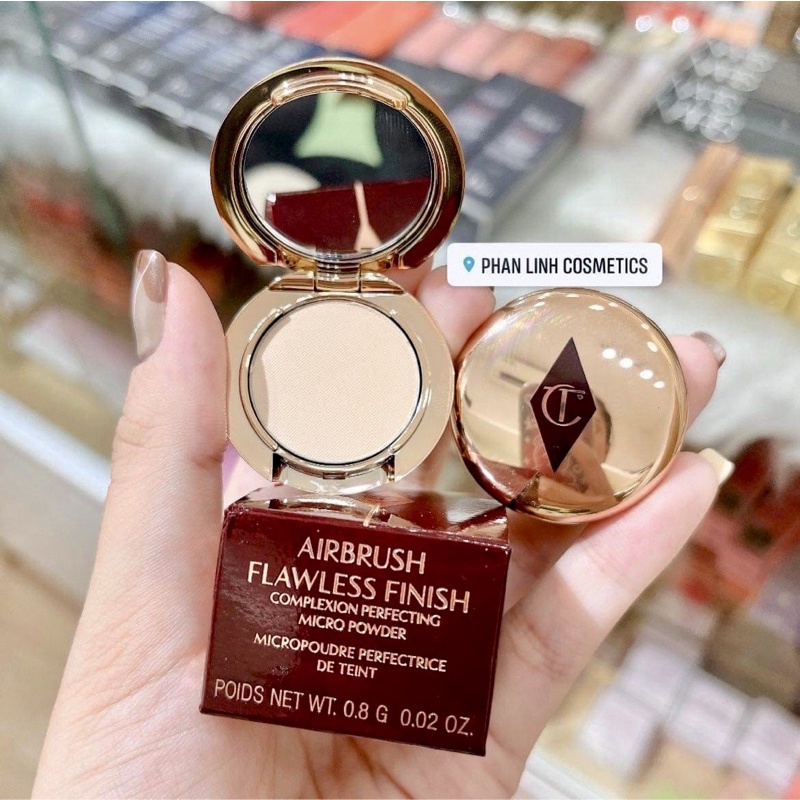 Phấn phủ mini Charlotte Tilbury 0.8g màu fair sáng￼