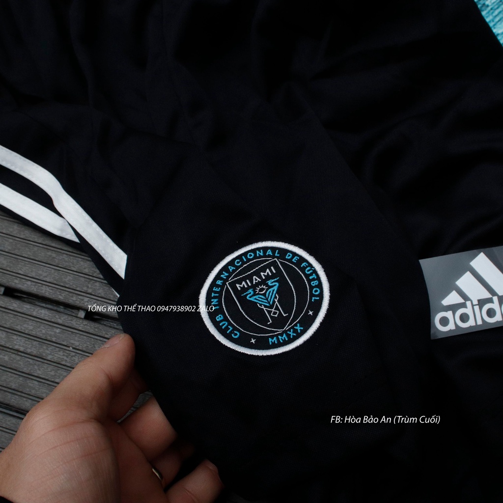 Set Bộ Thể Thao Nam Quần Áo Đá Banh Inter Miami màu Xanh Vải Thái Chuẩn Áo Thi Đấu - Quần Áo Bóng Đá Miami 2021