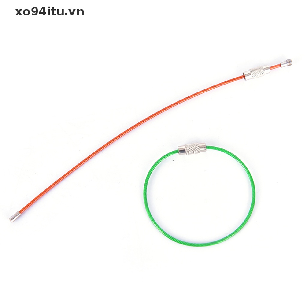 Vòng Khóa Dây Cáp Chìa Khóa Bằng Thép Không Gỉ XOITU