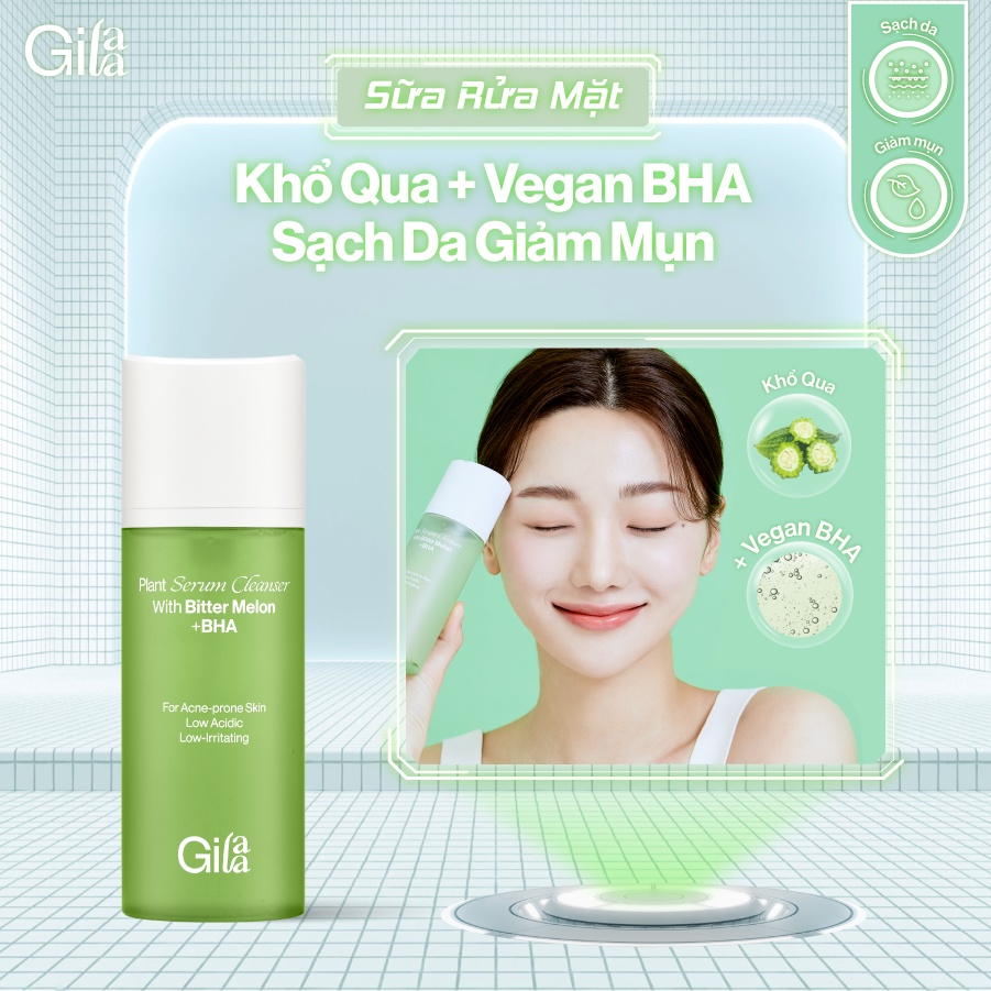 BỘ DƯỠNG TRẮNG DA GILAA SAFFRON GỒM SỮA RỬA MẶT & TONER & SERUM & COLLAGEN