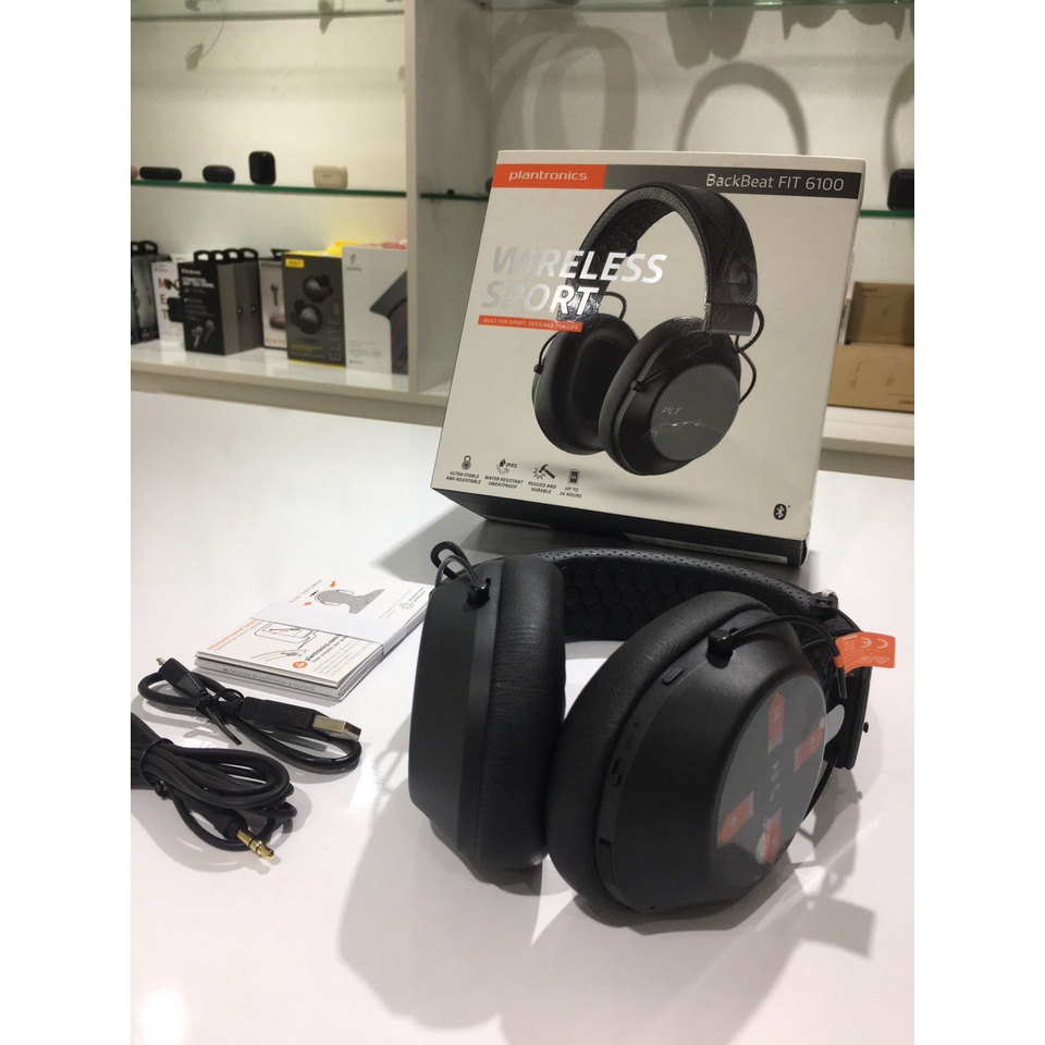 Tai nghe Bluetooth trùm đầu Plantronics Backbeat Fit 6100 hãng