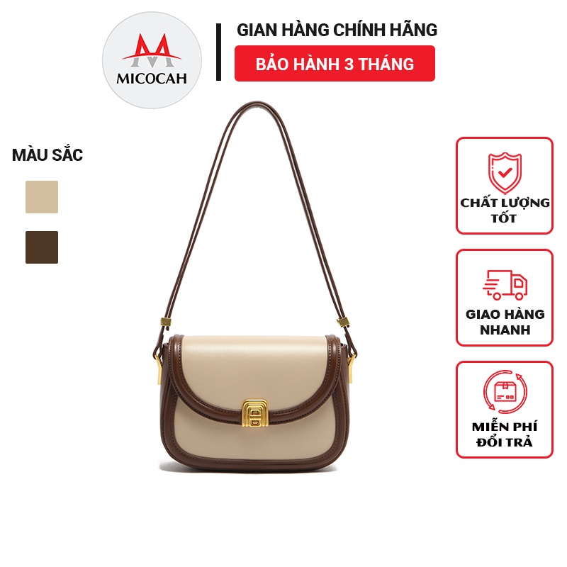 Túi Xách Kẹp Nách Nữ Đeo Chéo Đeo Vai Chính Hãng MICOCAH Dáng Công Sở Thời Trang Da Cao Cấp Cực Đẹp Giá Rẻ MC162