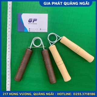 Dụng cụ tập lực tay cán gỗ cán nhựa lò xo kìm bóp tập cơ tay chữ a phục hồi chức năng